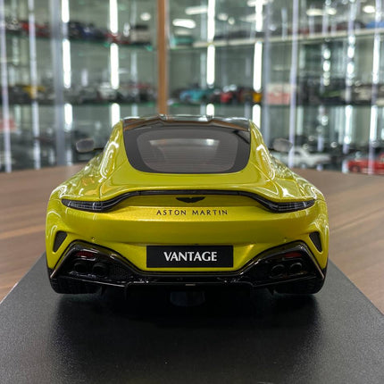 GT Spirit 1:18 Aston Martin Vantage 2024 Yellow Resin Model - premium collector scale model
