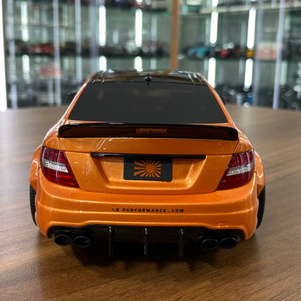 GT Spirit 1:18 Mercedes-Benz AMG C63 Coupe W204 LB Works Resin Model Orange - premium collector scale model