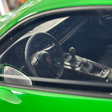 GT Spirit Porsche 911 GT3 1:8 Resin Model Green Limited 300 Pcs - showroom-quality model replica