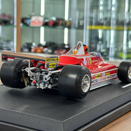 Bburago Ferrari 312T4 1979 1/18 Diecast Model Car Red - showroom-quality model replica