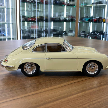 GT Spirit 1/18 Porsche 356B 2000 GS Carrera 2 1962 Beige Resin Model - collectible scale model car
