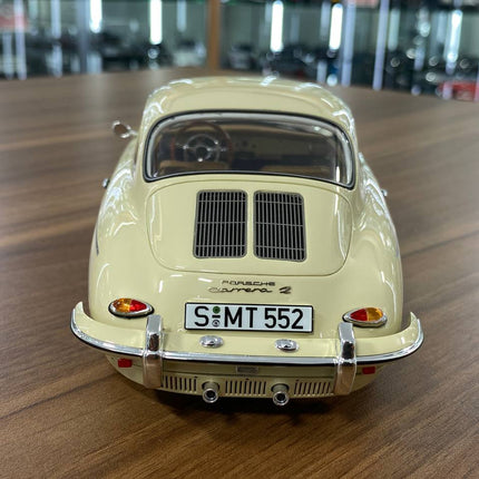 GT Spirit 1/18 Porsche 356B 2000 GS Carrera 2 1962 Beige Resin Model - premium collector scale model
