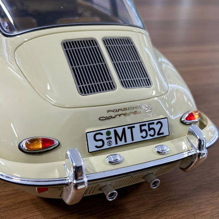 GT Spirit 1/18 Porsche 356B 2000 GS Carrera 2 1962 Beige Resin Model - scale model for display