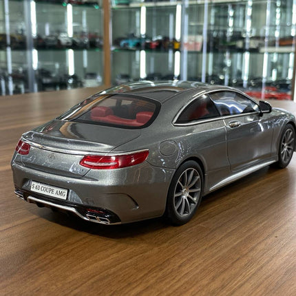 GT Spirit Mercedes Benz S 63 AMG 1/18 Resin Diecast Model Grey Limited 1000 pcs - fine detailed model replica