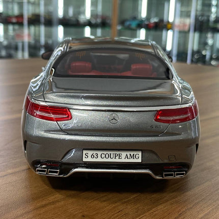 GT Spirit Mercedes Benz S 63 AMG 1/18 Resin Diecast Model Grey Limited 1000 pcs - premium collector scale model