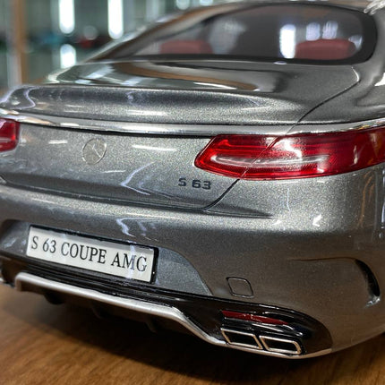 GT Spirit Mercedes Benz S 63 AMG 1/18 Resin Diecast Model Grey Limited 1000 pcs - collector edition scale model