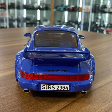 GT Spirit Porsche 911 (964) Carrera RS 3.8 1992 Blue 1/18 Resin Model - premium collector scale model