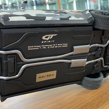 GT Spirit Dodge Challenger R/T Scat Pack Widebody 2019 1:18 Resin Camouflage - scale model collectible piece