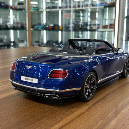 GT Spirit Bentley Continental GT V8 S 2015 1:18 Blue Resin Limited Model Car - fine detailed model replica