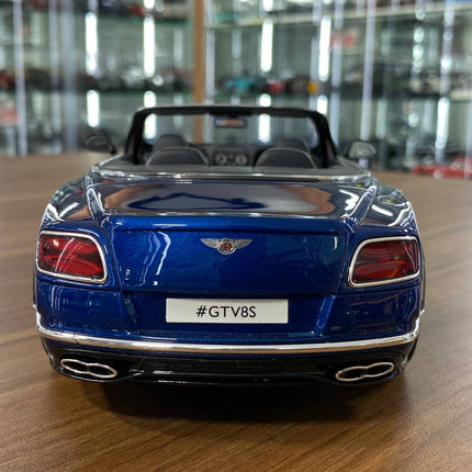 GT Spirit Bentley Continental GT V8 S 2015 1:18 Blue Resin Limited Model Car - premium collector scale model