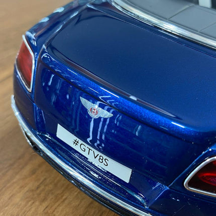 GT Spirit Bentley Continental GT V8 S 2015 1:18 Blue Resin Limited Model Car - collector edition scale model