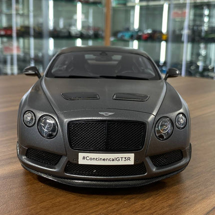1:18 GT Spirit Bentley Continental GT3-R 2015 Resin Model Matt Grey - studio product photo of the scale model