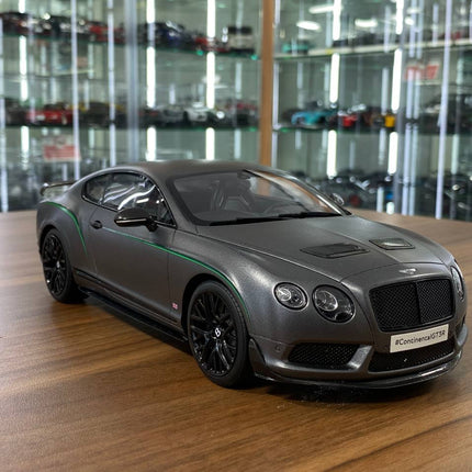 1:18 GT Spirit Bentley Continental GT3-R 2015 Resin Model Matt Grey - detailed collector display model