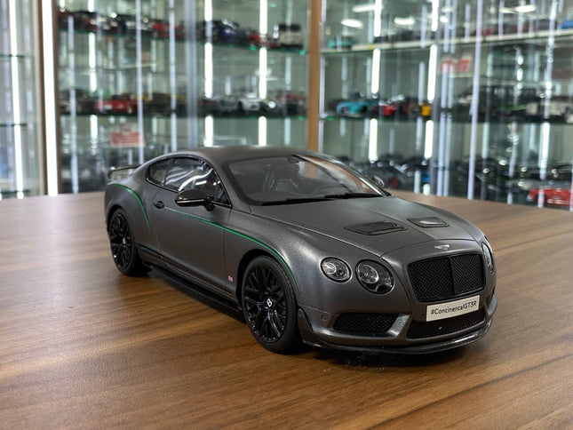 1:18 GT Spirit Bentley Continental GT3-R 2015 Resin Model Matt Grey - detailed collector display model