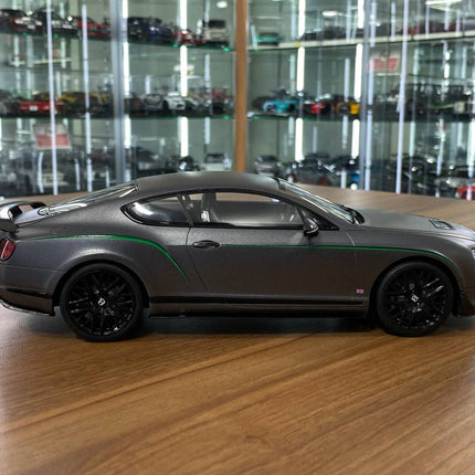 1:18 GT Spirit Bentley Continental GT3-R 2015 Resin Model Matt Grey - collectible scale model car