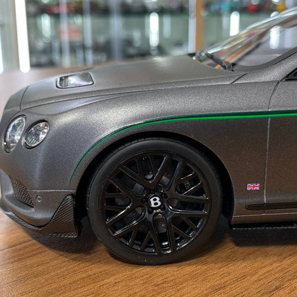 1:18 GT Spirit Bentley Continental GT3-R 2015 Resin Model Matt Grey - scale model for display