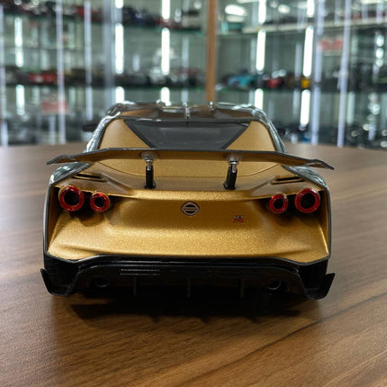 GT Spirit 1:18 Nissan GT-R50 BY ITALDESIGN 2018 Grey Metallic Copper Model Car - detailed die-cast style model