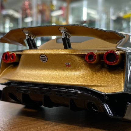 GT Spirit 1:18 Nissan GT-R50 BY ITALDESIGN 2018 Grey Metallic Copper Model Car - collector edition scale model