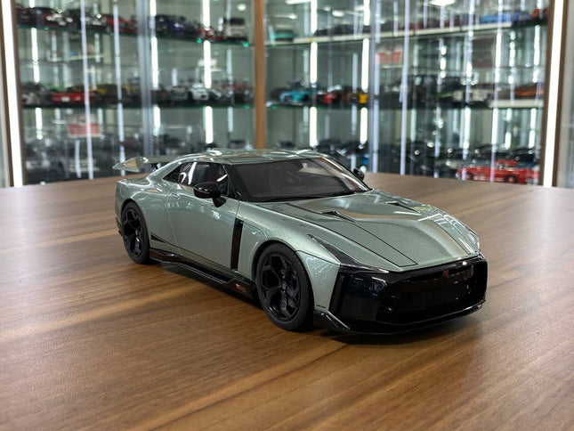 GT Spirit 1:18 Nissan GT-R50 2021 Green Resin Diecast Model - detailed collector display model
