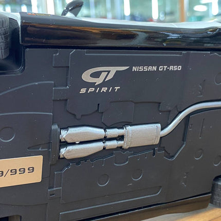 GT Spirit 1:18 Nissan GT-R50 Test Car 2020 White/Black Resin Model - showroom-quality model replica