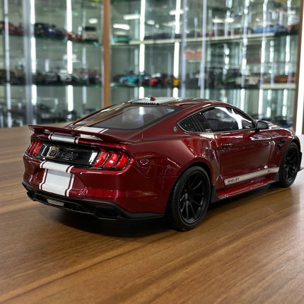 GT Spirit Ford Mustang Shelby Super Snake 2020 1:18 Red/White Stripe Resin Model - fine detailed model replica