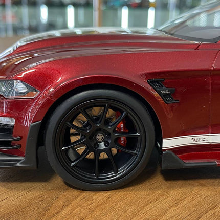 GT Spirit Ford Mustang Shelby Super Snake 2020 1:18 Red/White Stripe Resin Model - collector edition scale model