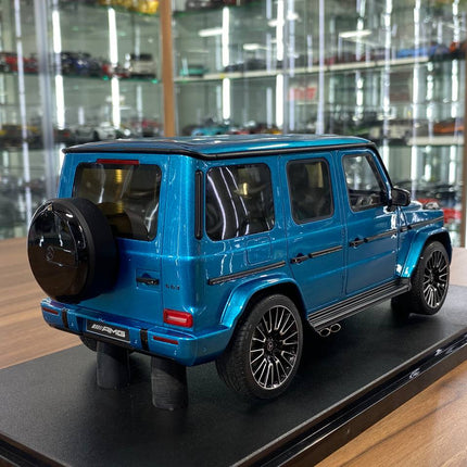1/18 Resin GT Spirit Mercedes Benz AMG G63 2024 Hyperblue Magno Limited 999 Pcs - fine detailed model replica
