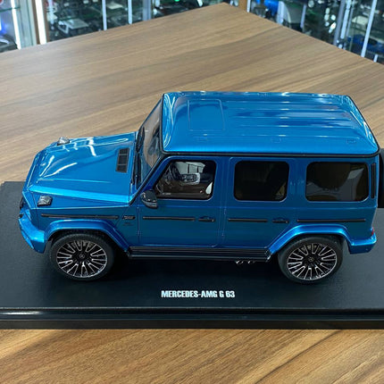 1/18 Resin GT Spirit Mercedes Benz AMG G63 2024 Hyperblue Magno Limited 999 Pcs - scale model for display