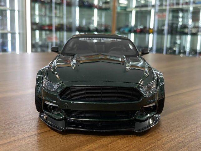 GT Spirit Ford Mustang Shelby GT500 LB Works 2020 Dark Green 1:18 Resin - studio product photo of the scale model