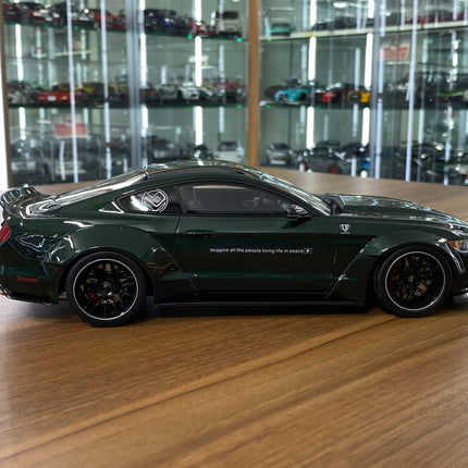 GT Spirit Ford Mustang Shelby GT500 LB Works 2020 Dark Green 1:18 Resin - collectible scale model car