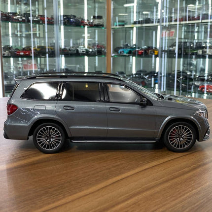 GT Spirit Mercedes-Benz AMG GLS 63 2016 1:18 Grey Metallic Diecast Model Car - collectible scale model car