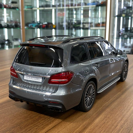 GT Spirit Mercedes-Benz AMG GLS 63 2016 1:18 Grey Metallic Diecast Model Car - fine detailed model replica