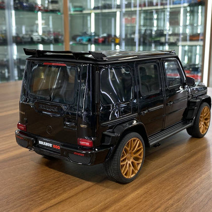 GT Spirit Mercedes Benz G 63 BRABUS 800 Widestar 1:18 Black Gold Rim Resin Model Car - fine detailed model replica