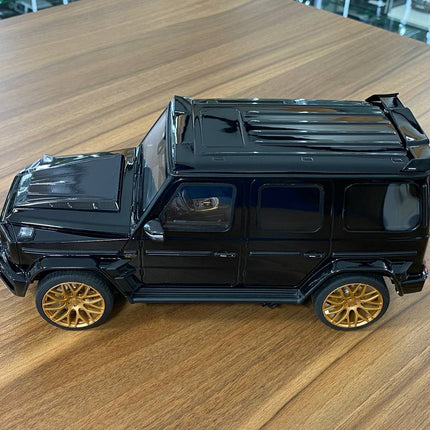 GT Spirit Mercedes Benz G 63 BRABUS 800 Widestar 1:18 Black Gold Rim Resin Model Car - detailed die-cast style model