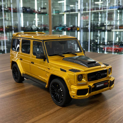 GT Spirit Mercedes Benz G63 BRABUS 850 1:18 Resin Model Solar Beam Gold - detailed collector display model