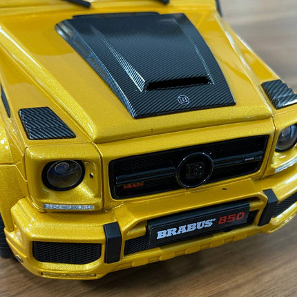 GT Spirit Mercedes Benz G63 BRABUS 850 1:18 Resin Model Solar Beam Gold - scale model for display