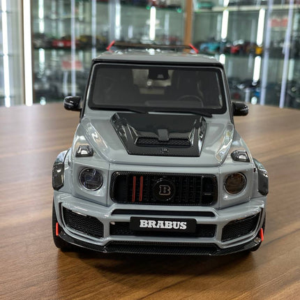 GT Spirit 1/18 Mercedes-Benz Brabus G900 Rocket Grey Resin Model Car - studio product photo of the scale model