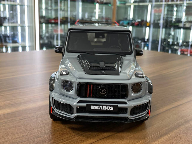 GT Spirit 1/18 Mercedes-Benz Brabus G900 Rocket Grey Resin Model Car - studio product photo of the scale model