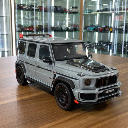 GT Spirit 1/18 Mercedes-Benz Brabus G900 Rocket Grey Resin Model Car - detailed collector display model