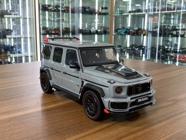 GT Spirit 1/18 Mercedes-Benz Brabus G900 Rocket Grey Resin Model Car - detailed collector display model