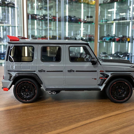 GT Spirit 1/18 Mercedes-Benz Brabus G900 Rocket Grey Resin Model Car - collectible scale model car