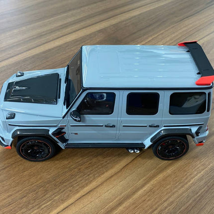 GT Spirit 1/18 Mercedes-Benz Brabus G900 Rocket Grey Resin Model Car - showroom-quality model replica