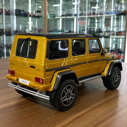 GT Spirit Mercedes Benz G500 4x4 Gold 1/18 Black/Yellow Resin Model - collectible scale model car