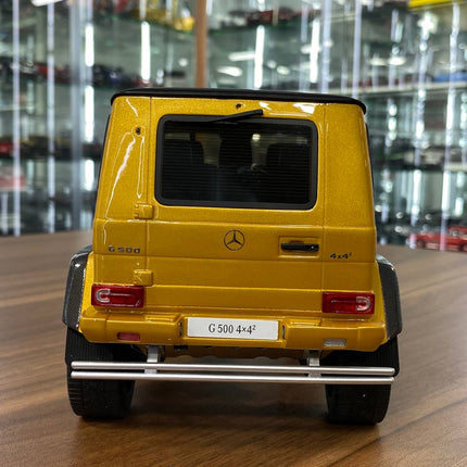 GT Spirit Mercedes Benz G500 4x4 Gold 1/18 Black/Yellow Resin Model - fine detailed model replica
