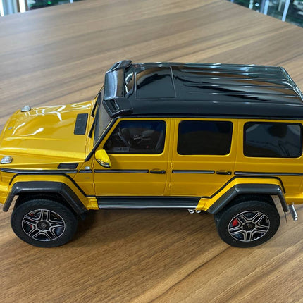 GT Spirit Mercedes Benz G500 4x4 Gold 1/18 Black/Yellow Resin Model - premium collector scale model