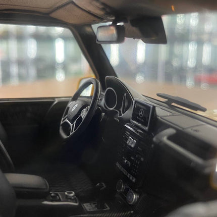 GT Spirit Mercedes Benz G500 4x4 Gold 1/18 Black/Yellow Resin Model - collector edition scale model