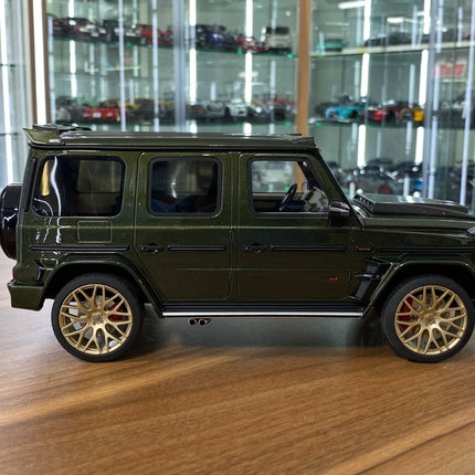 GT Spirit Mercedes-Benz G 63 BRABUS 700 Widestar 1/18 Resin Model Olive Green - collectible scale model car