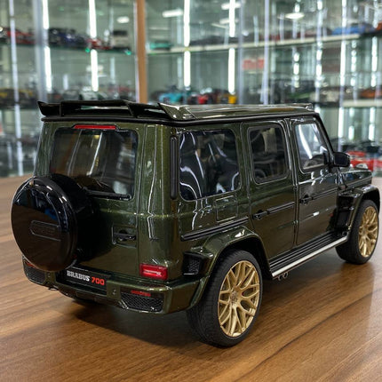 GT Spirit Mercedes-Benz G 63 BRABUS 700 Widestar 1/18 Resin Model Olive Green - fine detailed model replica