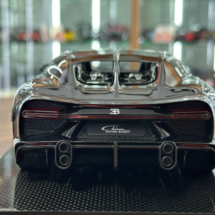 MR Collection Bugatti Chiron Super Sport 1:18 Nocturne Black Resin Model - premium collector scale model