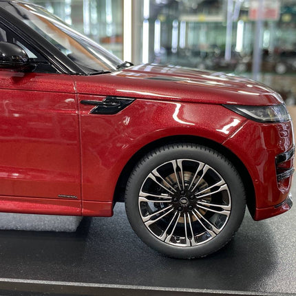 GT Spirit 1:18 Range Rover Sport P510E 2022 Firenze Red Resin Model - detailed die-cast style model